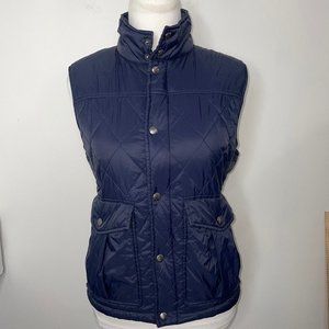 Banana Republic Diamond Quilted Field Vest Women's Small